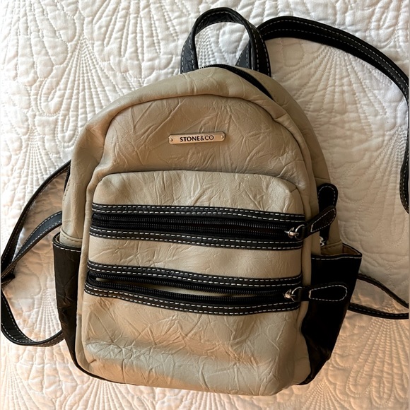 Stone & Co Leather Backpack Purse - Picture 2 of 12